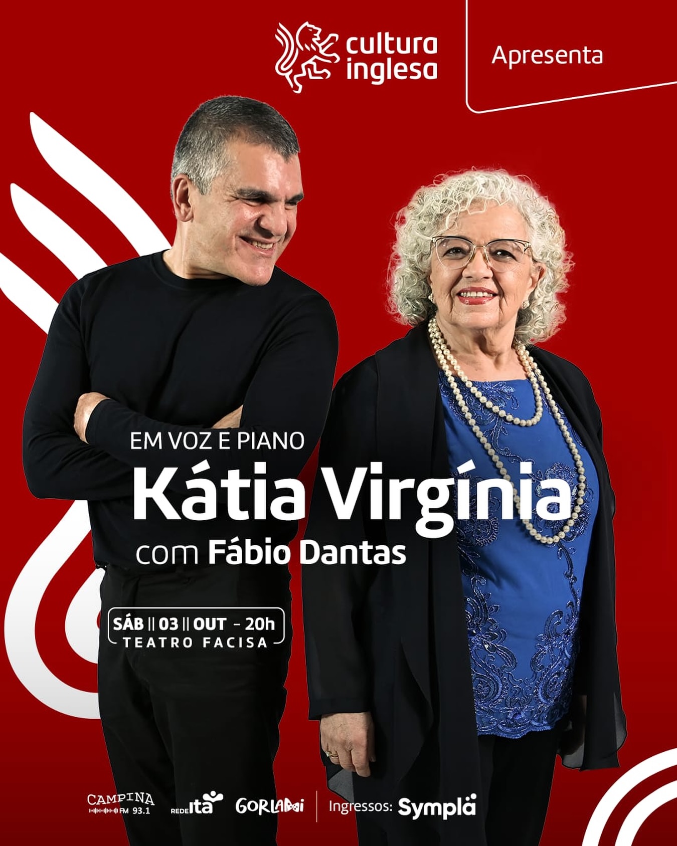 Kátia Virgínia em Voz e Piano